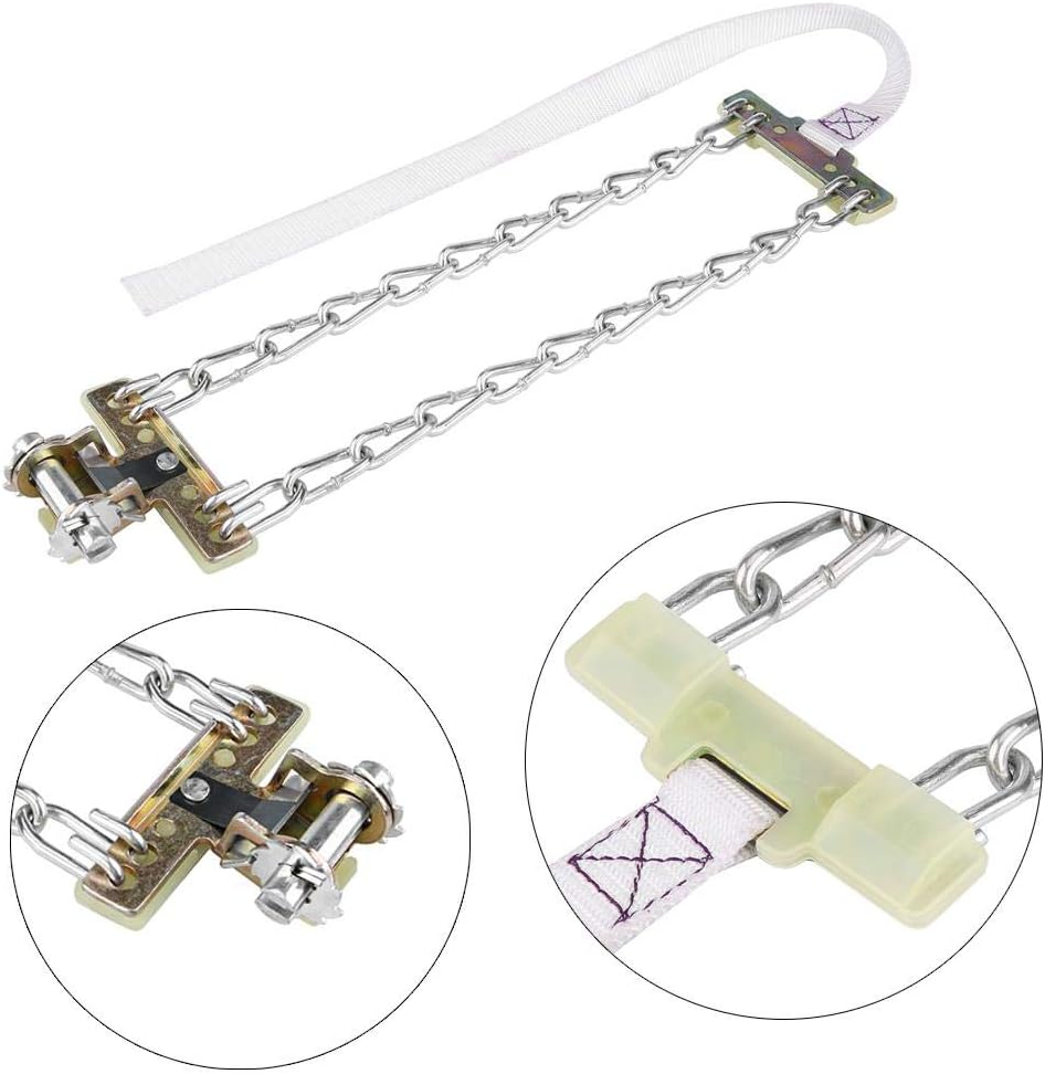 3pcs Clip-on Steel Tire Snow Chain (Large) J623969