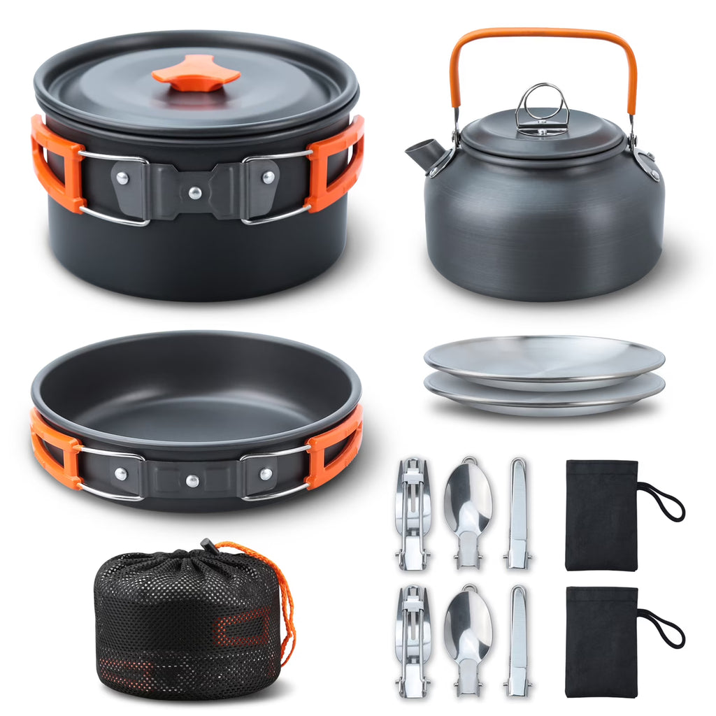 16pcs Camping Cookware Set L95226