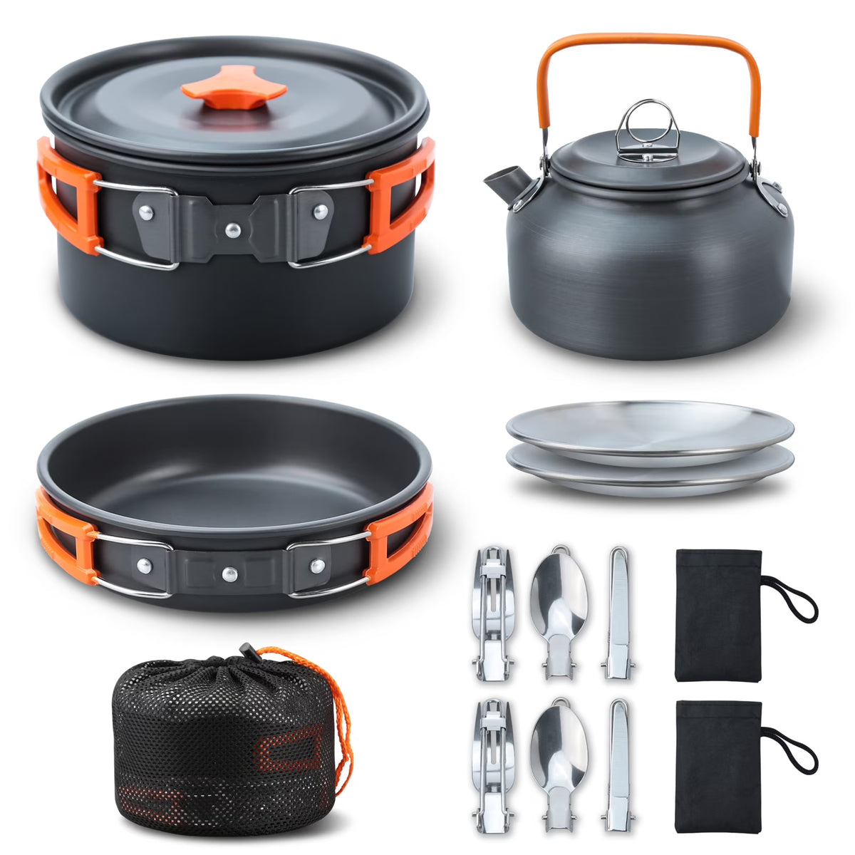 16pcs Camping Cookware Set L95226