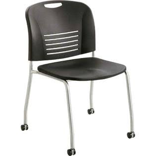 Straight Leg Stack Chairs with Casters G258050