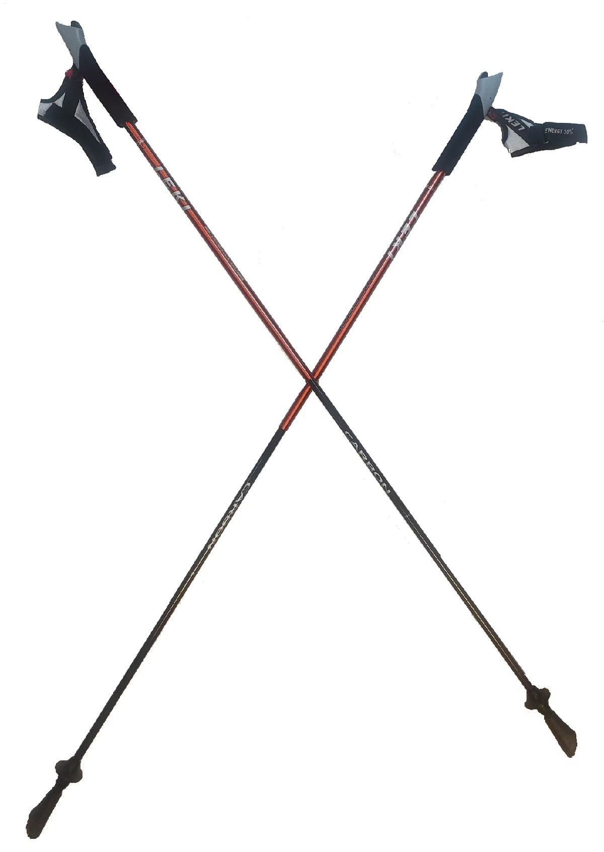 Orange Carbon Trekking Poles 115cm R834112