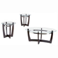 Glass Top End Tables, Pack of 3 P450556