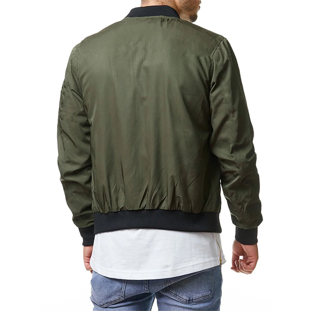 Mens Lightweight Winter Bomber Jacket D1413