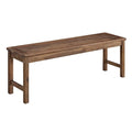 Brown Acacia Wood Patio Bench V4574