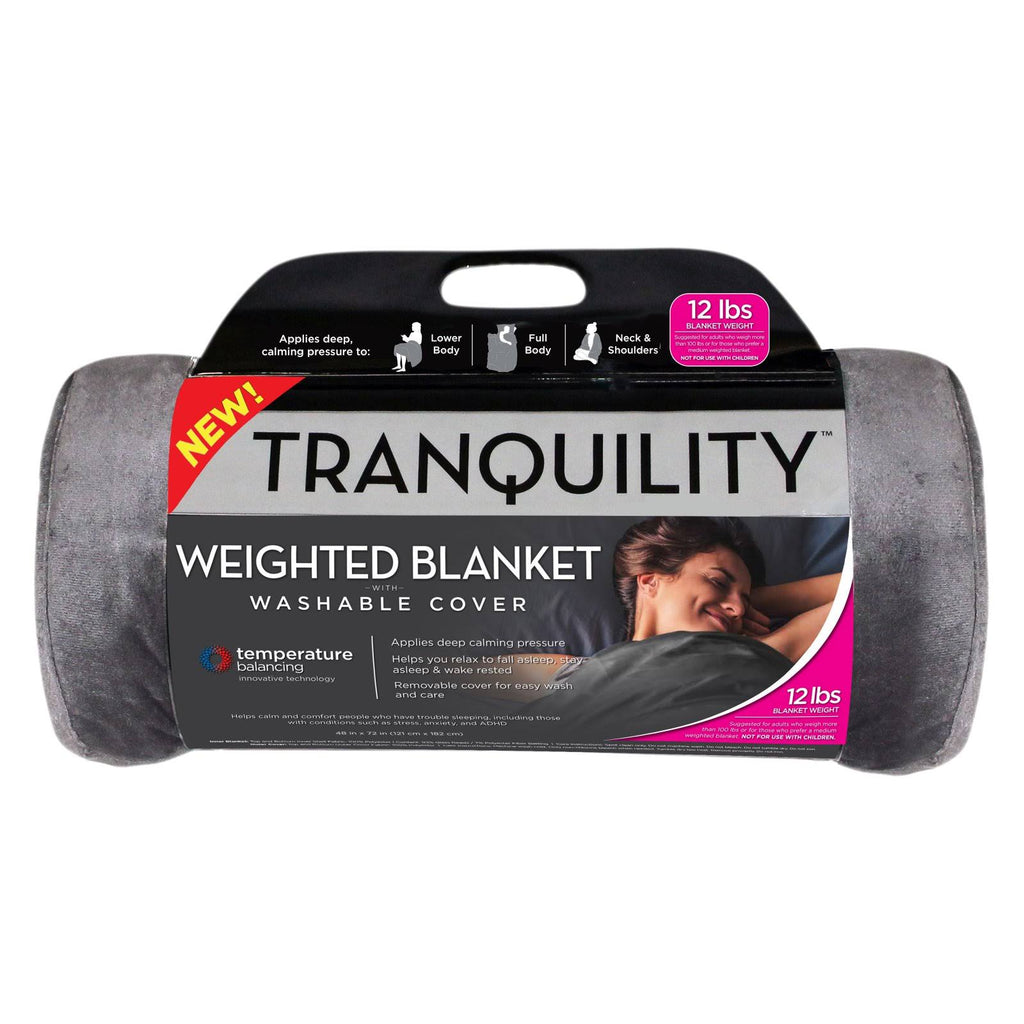 18 lbs Weighted Blanket with Washable Cover N6640