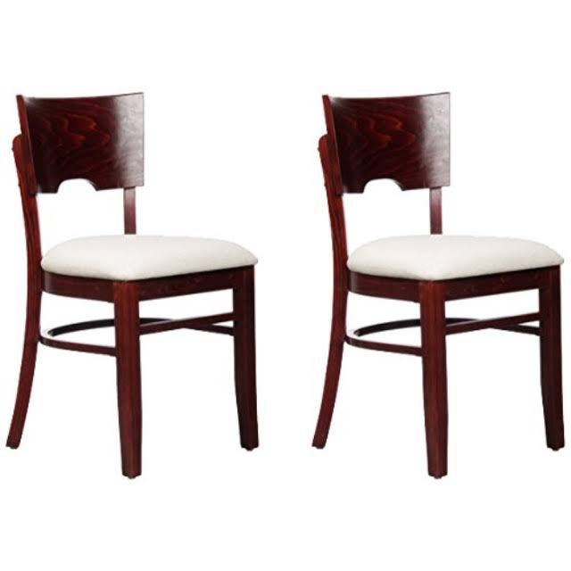 Solid Beech Wood Side Chairs, Set of 2 M65807