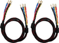 Speaker Cable 4 Banana Plugs 1pair Set 2.5M U828062