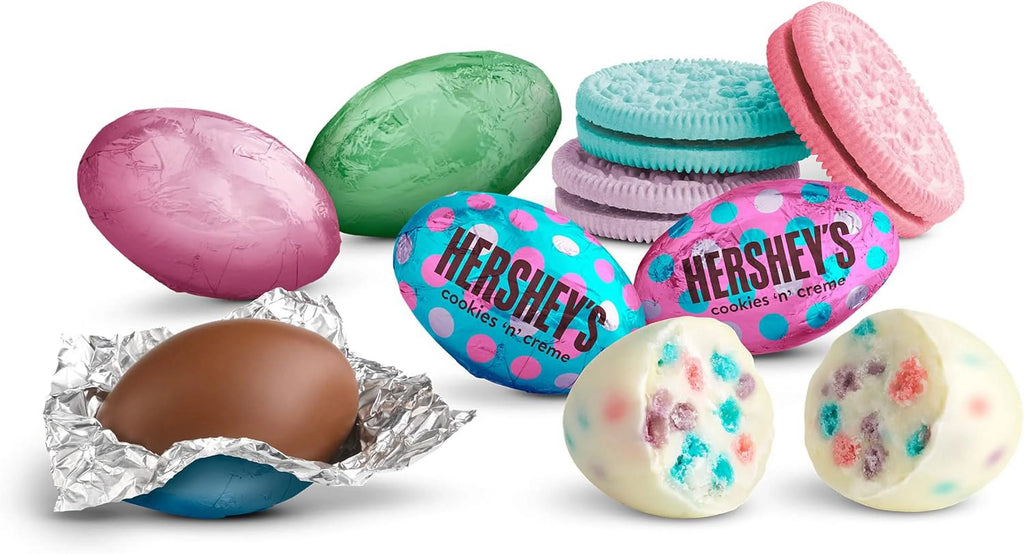 Milk Chocolate & Cookies 'n' Creme Easter Eggs V6332