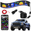 LED Car Sign Scrolling Flexible RGB Bluetooth Programmable 23''x5'' K861