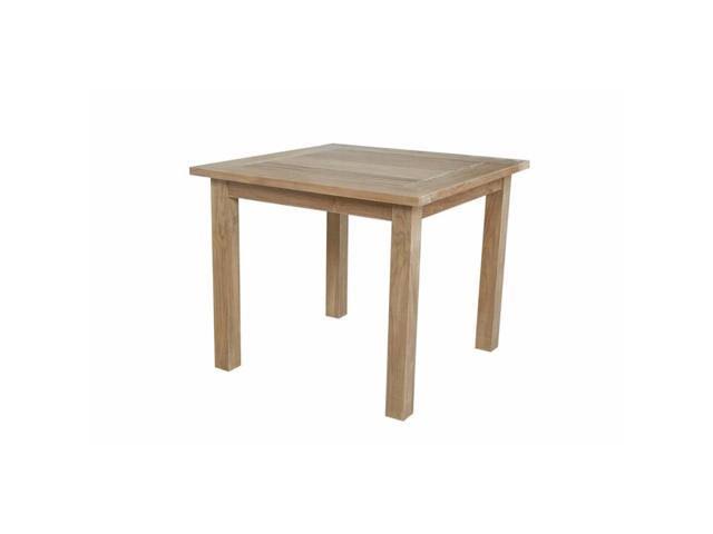 Bahama 35 inch Square Table Small Slats W53334