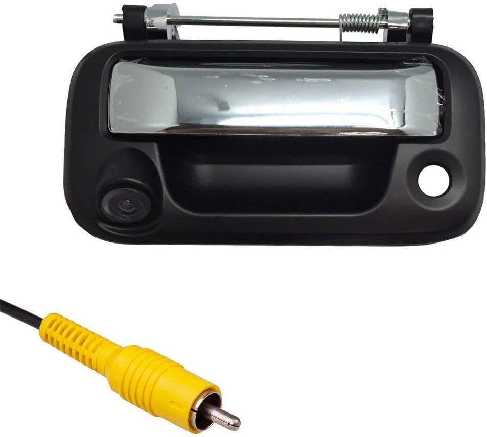 Black Tailgate Handle with Backup Camera Pack of 2 Y429