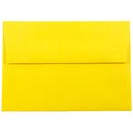 4Bar A1 Envelopes, 3 5/8 x 5 1/8, Brite Hue Yellow Recycled, 1000/Carton E391