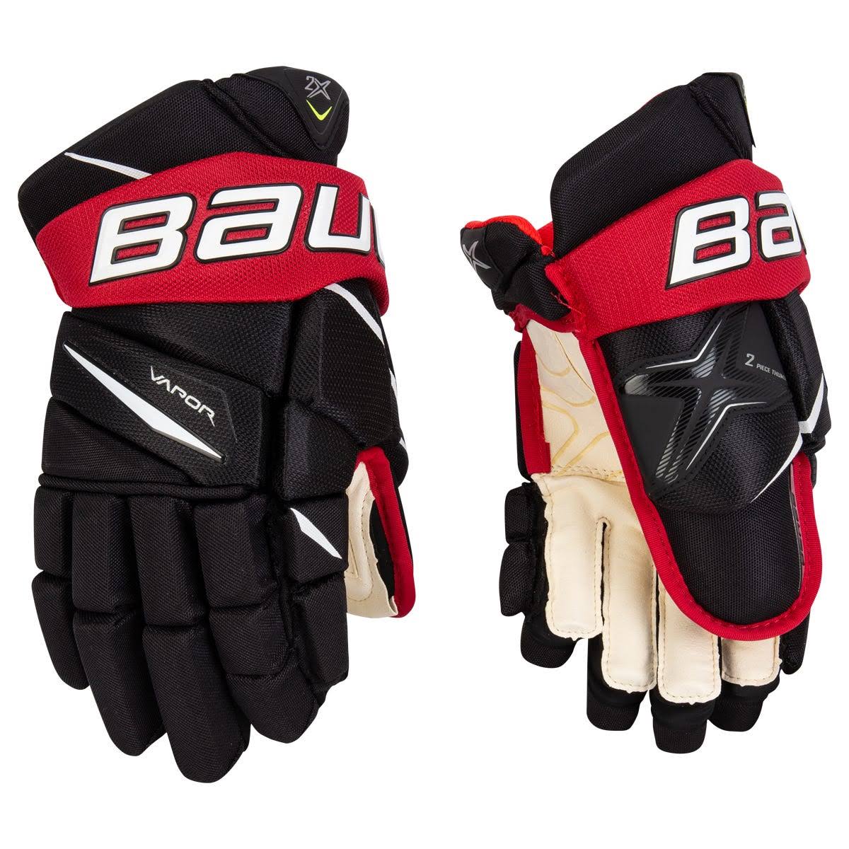 Black Red Hockey Gloves B18991