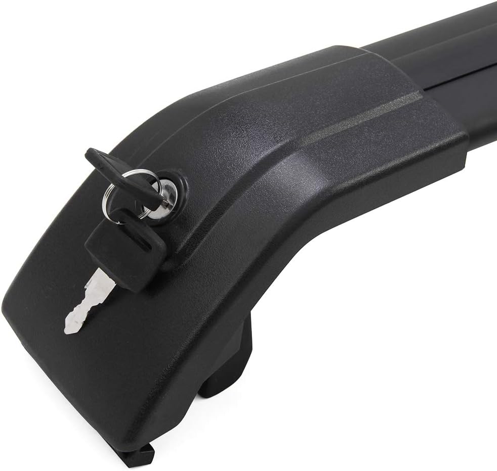 Black Cross Bars Roof Rack Side Rails M812