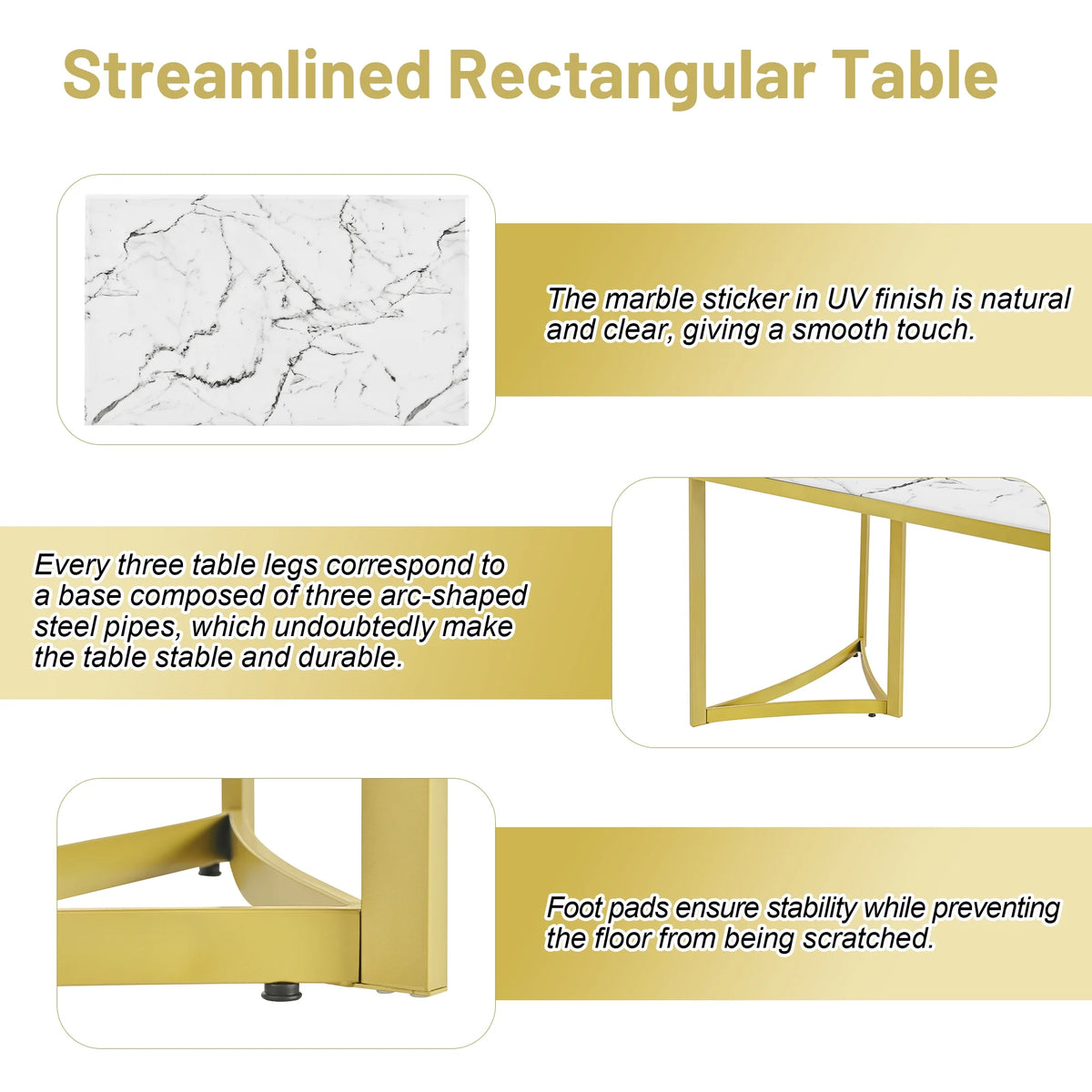 7-Piece Modern Dining Table Set J439