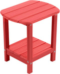 Black HDPE Adirondack Side Table D15890